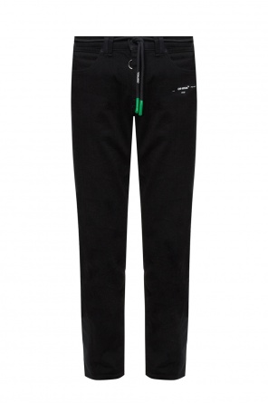 Jeansy ściągane trokami, zdjęcie 1 Jeansy ściągane trokami od Off White